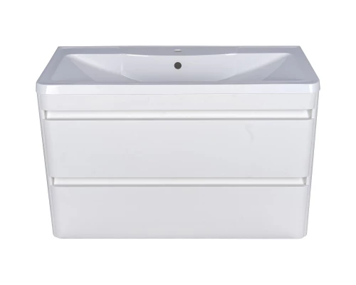 Тумба с раковиной белый матовый 100 см Style Line Атлантика СС-00000693 + ЛС-00000617