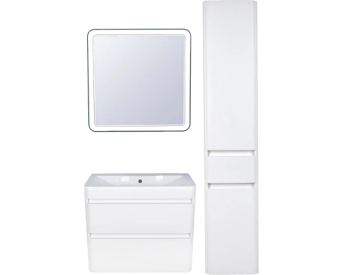 Тумба с раковиной белый матовый 80 см Style Line Атлантика СС-00000691 + ЛС-00000616