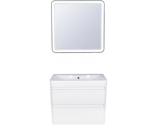 Тумба с раковиной белый матовый 80 см Style Line Атлантика СС-00000691 + ЛС-00000616