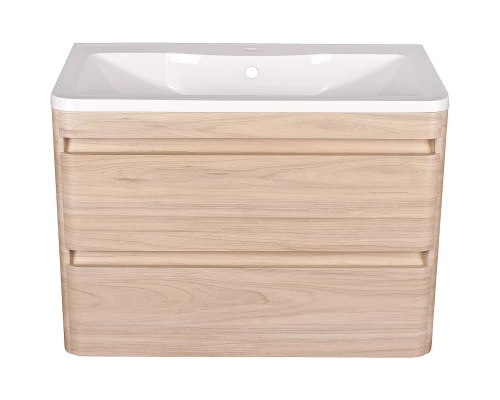 Тумба с раковиной ясень перламутр 100 см Style Line Атлантика ЛС-00000686 + ЛС-00000617