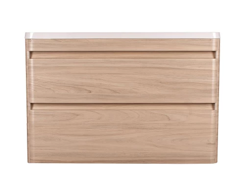 Тумба с раковиной ясень перламутр 100 см Style Line Атлантика ЛС-00000686 + ЛС-00000617