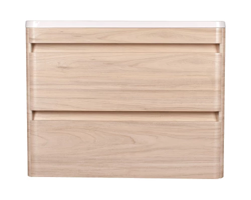 Тумба с раковиной ясень перламутр 80 см Style Line Атлантика ЛС-00000684 + ЛС-00000616