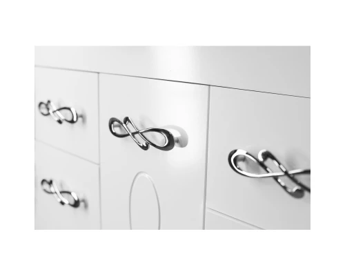 Тумба с раковиной белый глянец 75,5 см Style Line Венеция ЛС-00000255 + ЛС-00000150