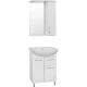 Тумба с раковиной белый глянец 61 см Style Line Эко Стандарт ЛС-00000101 + ЛС-00000140