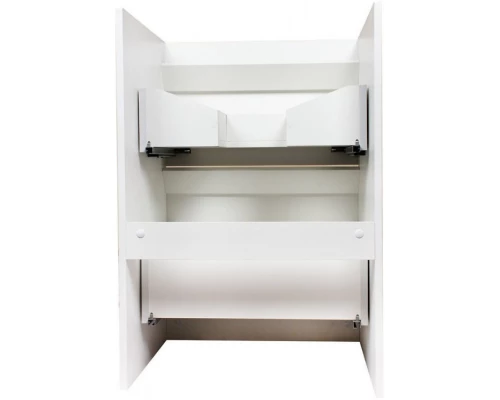 Тумба с раковиной белый глянец 130 см Style Line Даллас СС-00000557 + СС-00000541