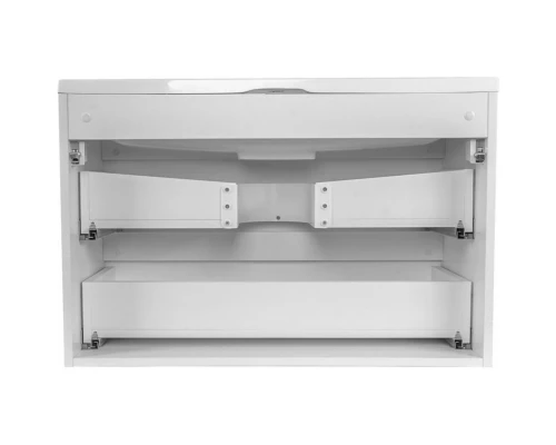 Тумба с раковиной белый матовый 80 см Style Line Бергамо СС-00002322 + СС-00002297