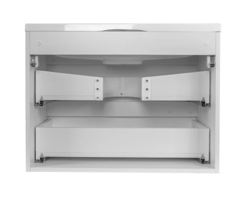 Тумба с раковиной белый матовый 70 см Style Line Бергамо СС-00002320 + СС-00002296