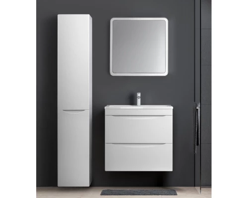 Тумба с раковиной белый матовый 70 см Style Line Бергамо СС-00002320 + СС-00002296