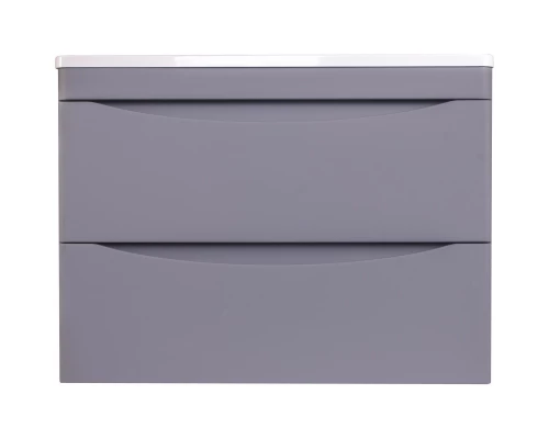Тумба с раковиной серый матовый 70 см Style Line Бергамо СС-00002319 + СС-00002296