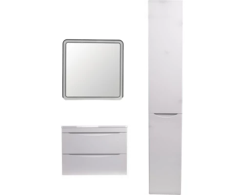 Тумба с раковиной белый матовый 60 см Style Line Бергамо СС-00002316 + СС-00002295