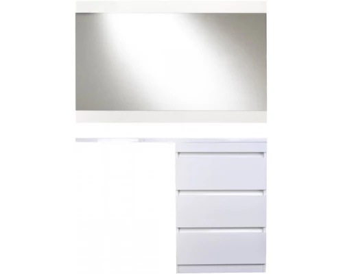 Тумба с раковиной белый глянец 120 см Style Line Даллас СС-00002272 + СС-00000394