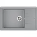 Кухонная мойка Teka Stone 60 S-TG 1B 1D серый металлик 115330028 Кухонная мойка Teka Stone 60 S-TG 1B 1D серый металлик 115330028