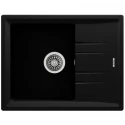 Кухонная мойка Teka Stone 45 S-TG 1B 1D черный металлик 115330045 Кухонная мойка Teka Stone 45 S-TG 1B 1D черный металлик 115330045