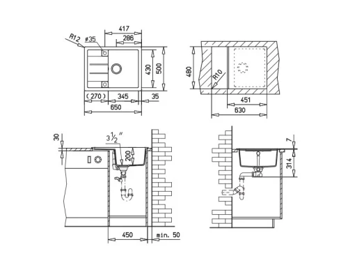 Кухонная мойка Teka Astral 45-B-TG песочный 88912