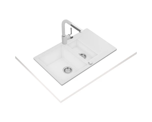 Кухонная мойка Teka Clivo 60 B-TQ белый мрамор 40148024