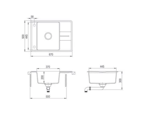 Кухонная мойка Teka Estela 50 S-TQ белый мрамор 40148094