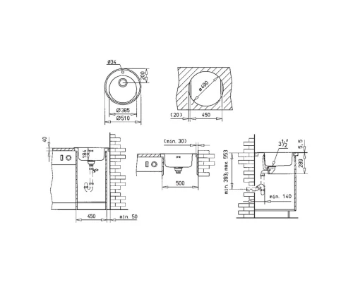 Кухонная мойка Teka Centroval матовая сталь 40127167