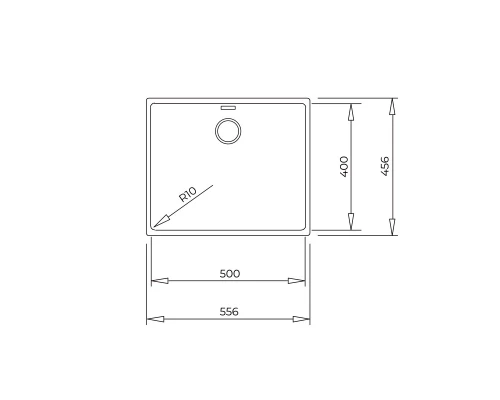 Кухонная мойка Teka Radea R10 50.40 M-TG темно-серый 115230052