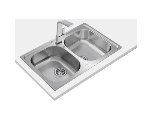 Кухонная мойка Teka Universe 80 T-XN 2B матовая сталь 115040010