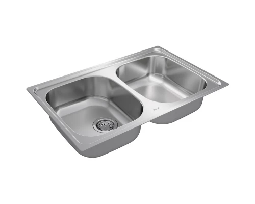 Кухонная мойка Teka Universe 80 T-XN 2B матовая сталь 115040010