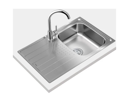 Кухонная мойка Teka Universe 45 45 T-XM 1B 1D декоративная сталь 115110029