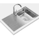Кухонная мойка Teka Universe 45 45 T-XM 1B 1D декоративная сталь 115110029