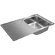 Кухонная мойка Teka Universe 45 45 T-XM 1B 1D декоративная сталь 115110029
