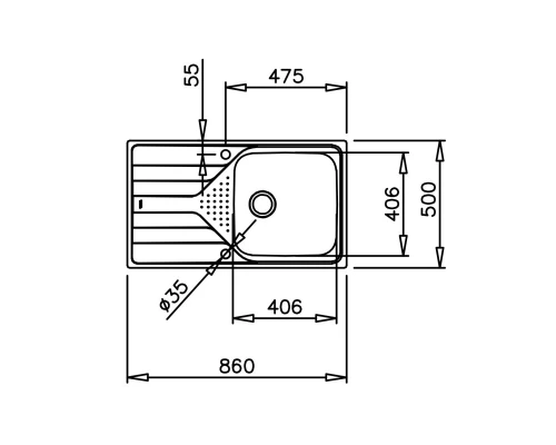 Кухонная мойка Teka Universe 50 T-XP 1B 1D полированная сталь 115110022