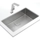 Кухонная мойка Teka Flexlinea RS15 71.40 матовая сталь 115000054