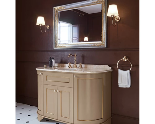 Тумба с раковиной pennellato 129 см Tiffany World York YOR4130PO+S53BIKOMPLEKT