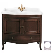 Тумба с раковиной белый 90 см Tiffany World Veronica Nuova VER3090B+AR864BI*1KOMPLEKT