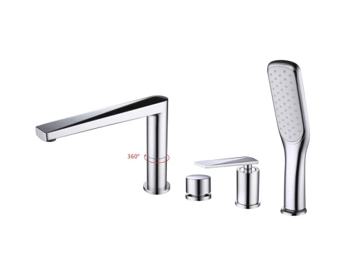 Смеситель на борт ванны Boheme Venturo 370