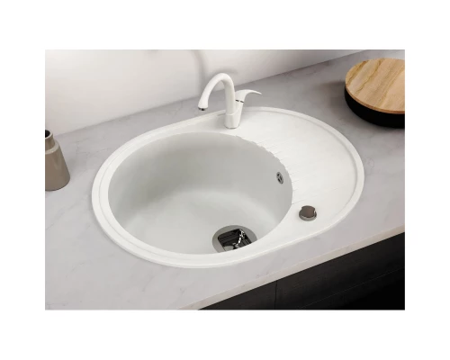 Кухонная мойка Tolero белый R-122 №923