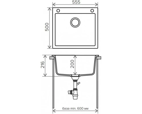 Кухонная мойка Tolero сафари R-111 №102