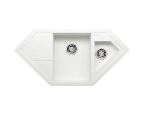 Кухонная мойка Tolero белый R-114 №923