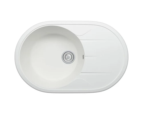 Кухонная мойка Tolero белый R-116 №923