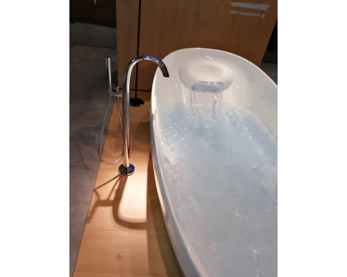 Ванна из литого мрамора 220x105 см с эффектом невесомости Toto Neorest PJYD2200PWEE#GW