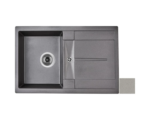 Кухонная мойка серый Ukinox Иртыш Irtysh - 47