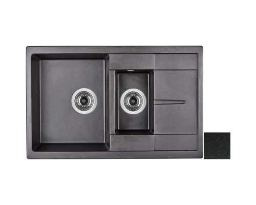 Кухонная мойка черный Ukinox Енисей Yenisei - 10