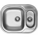 Кухонная мойка полированная сталь Ukinox Галант GAP620.480 15GT8K 2L