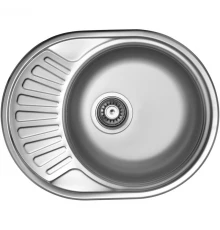 Кухонная мойка декоративная сталь Ukinox Фаворит FAL570.450 -GT8K 1R