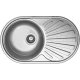 Кухонная мойка полированная сталь Ukinox Фаворит FAP740.440 -GT8K 2L