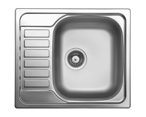 Кухонная мойка полированная сталь Ukinox Гранд GRP580.500 -GT8K 1R