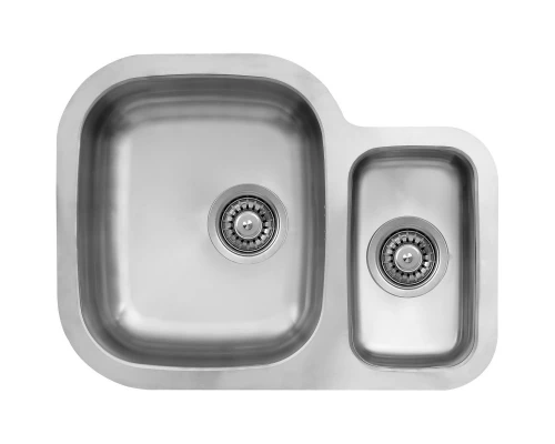 Кухонная мойка полированная сталь Ukinox Модерн MOP605.460 15GT10P