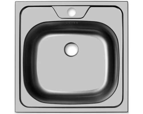 Кухонная мойка матовая сталь Ukinox Классика CLM480.480 -GT6K 0C