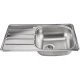Кухонная мойка матовая сталь Ukinox Гранд GRM780.480 -GT6K 1R