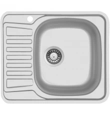 Кухонная мойка матовая сталь Ukinox Комфорт COM580.480 -GT6K 1R