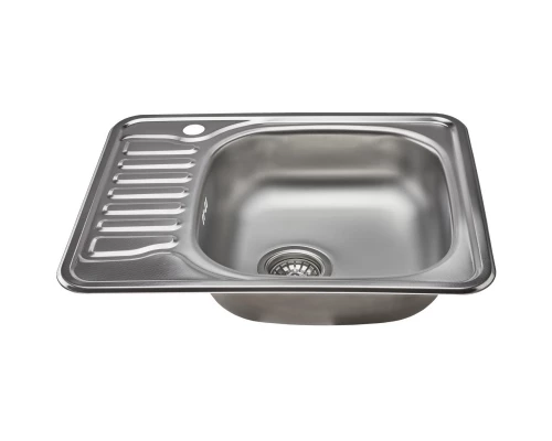 Кухонная мойка декоративная сталь Ukinox Комфорт COL580.480 -GT6K 1R