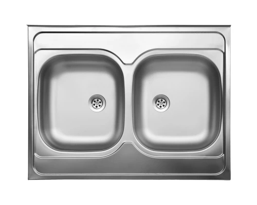 Кухонная мойка матовая сталь Ukinox Стандарт STD800.600 20--6C 3C-