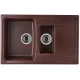 Кухонная мойка шоколад Ukinox Вятка Vyatka - 93